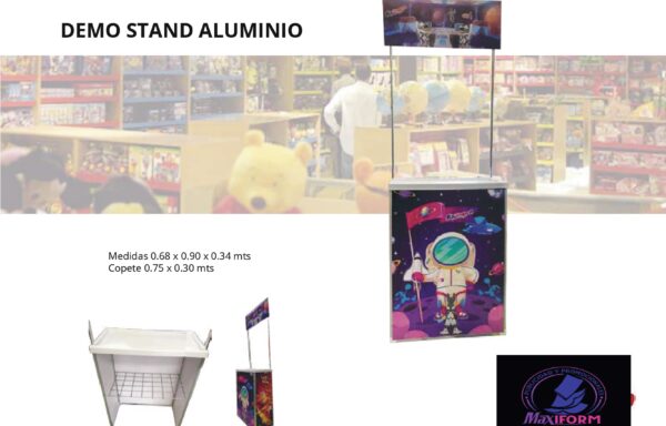 stand aluminio